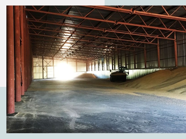 Строительство зернохранилищ в Лыткарине