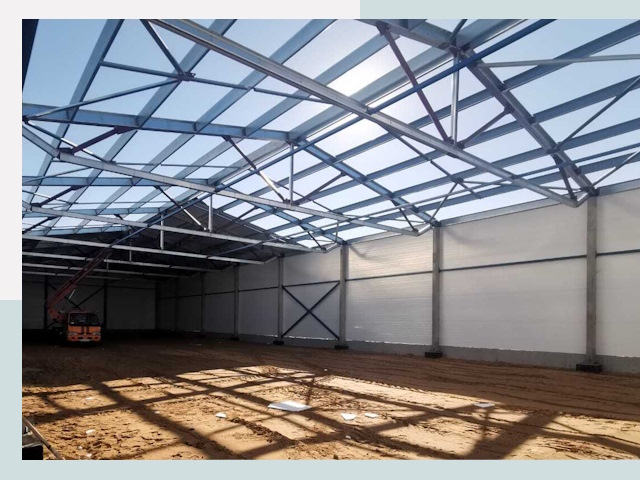 Строительство сенохранилищ в Лыткарине