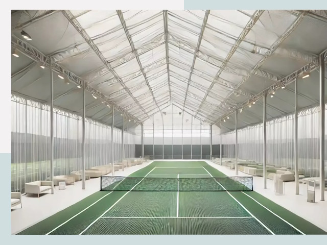 Строительство теннисных кортов в Лыткарине