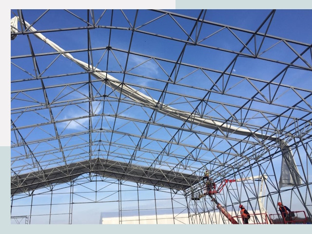 Шатровые ангары от 615 руб. в Лыткарине и Московской области