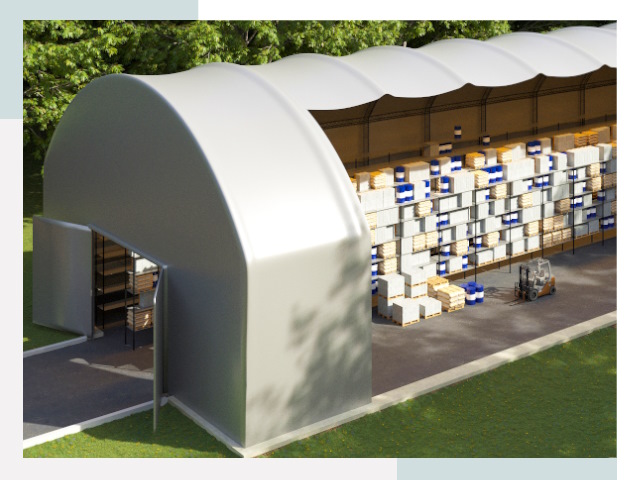 Тентовые ангары в Лыткарине