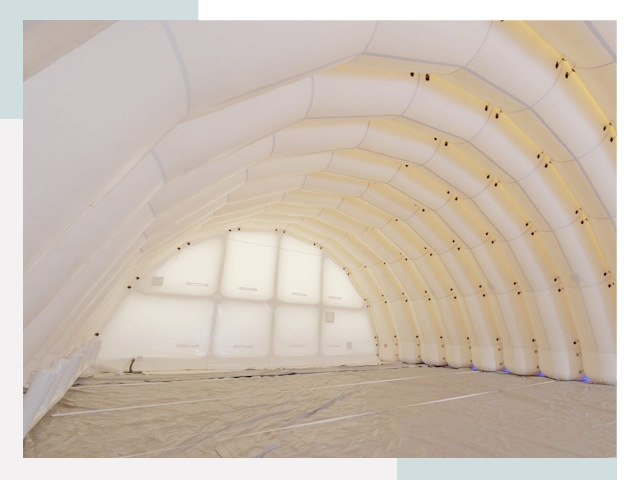 Пневмокаркасные ангары в Лыткарине