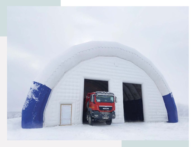 Мобильные ангары в Лыткарине