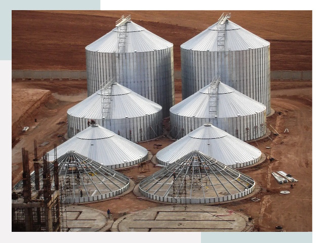 Строительство зерновых силосов в Лыткарине