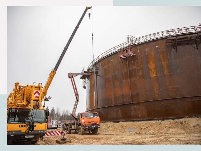 Монтаж резервуаров в Лыткарине от 615 руб. за м³