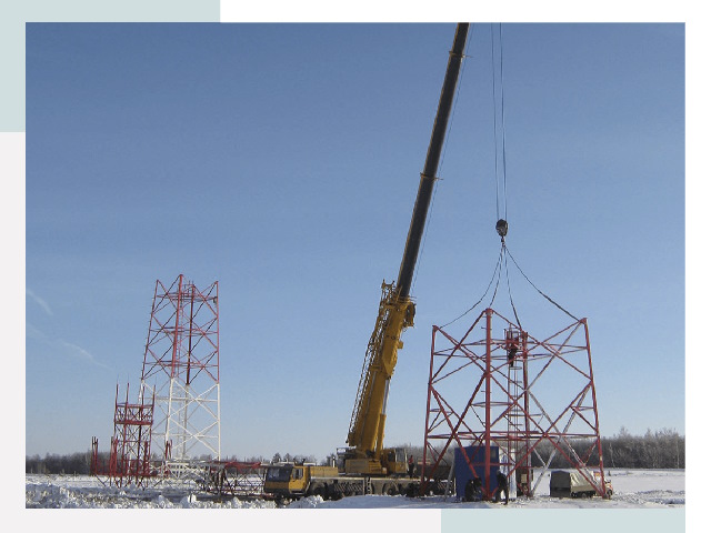 Монтаж вышек связи в Лыткарине