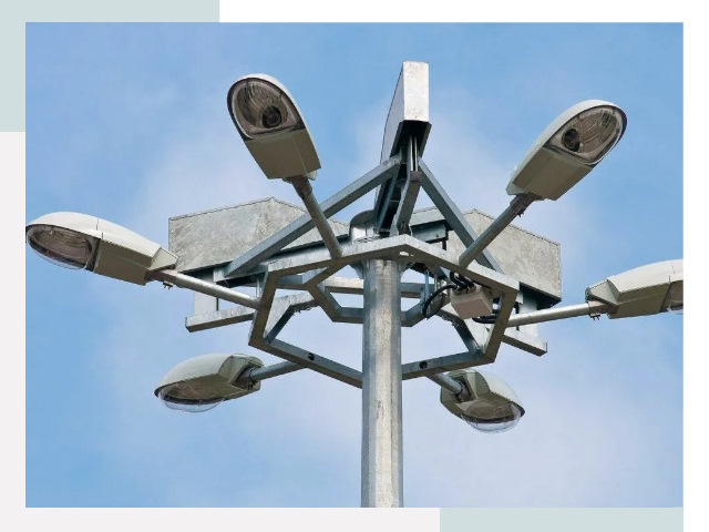 Монтаж осветительных мачт в Лыткарине