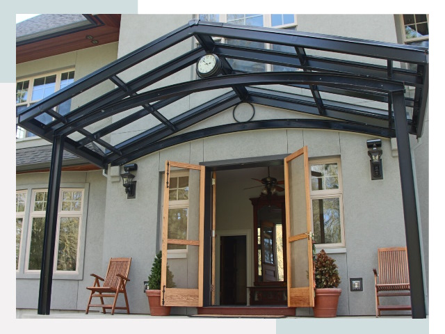 Козырьки металлические в Лыткарине