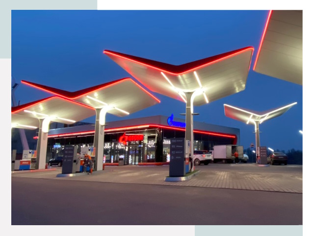 Навесы для АЗС в Лыткарине