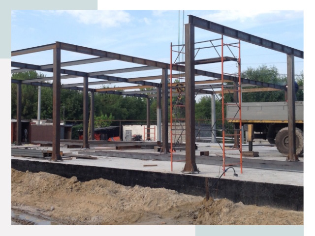 Фундамент для ангаров в Лыткарине